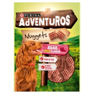 Adventuros Nuggets Dog Treats Boar Flavour 90g x 6 SAVER PACK