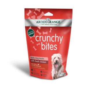 Arden Grange Crunchy Bites Dog Treats Chicken 225g x 10 SAVER PACK