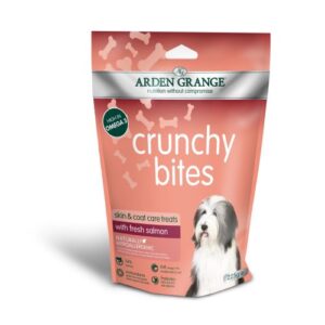 Arden Grange Crunchy Bites Dog Treats Salmon 225g x 10 SAVER PACK