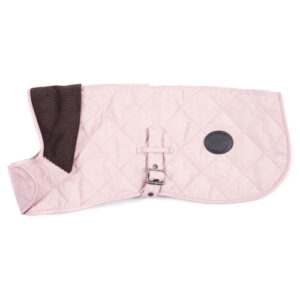 Barbour Quilted Dog Coat in Pink Large