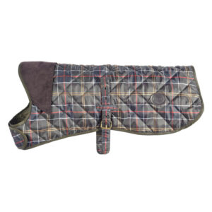 Barbour Quilted Tartan Dog Coat Small