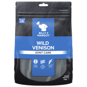 Billy & Margot Wild Venison Joint Care Dog Treats 75g x 12 SAVER PACK