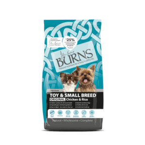 Burns Original Chicken & Rice Toy & Small Breed Adult Dog Food 2kg