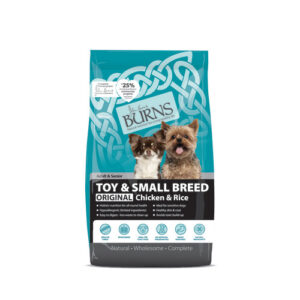 Burns Original Chicken & Rice Toy & Small Breed Adult Dog Food 6kg x 2