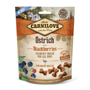 Carnilove Crunchy Ostrich with Blackberries and Fresh Meat Dog Treat 200g x 6 SAVER PACK