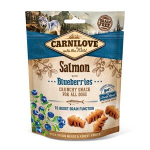 Carnilove Crunchy Salmon and blueberries with Fresh Meat Dog Treat 200g x 6 SAVER PACK