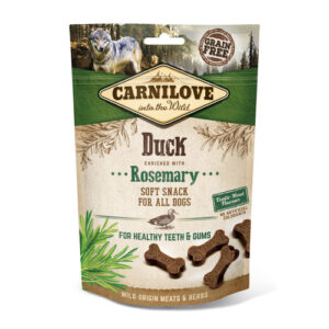 Carnilove Semi-moist Snack Duck with Rosemary Dog Treat 200g x 10 SAVER PACK