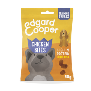 Edgard & Cooper Champion Chicken Bites Dog Treats 50g x 15 SAVER PACK