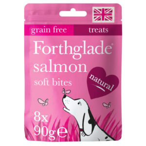 Forthglade Natural Soft Bites Salmon Dog Treats 90g x 8 SAVER PACK