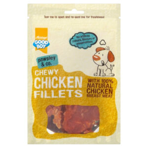 Good Boy Pawsley & Co Chicken Fillets Dog Treats 80g x 10 SAVER PACK