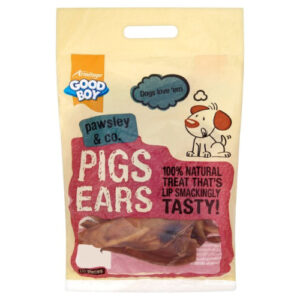 Good Boy Pawsley & Co Natural Pigs Ears Dog Treats 10 Pack