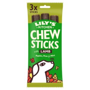 Lilys Kitchen Lamb Chew Sticks Dog Treat 120g x 10 SAVER PACK