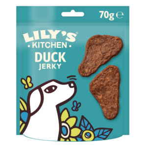 Lilys Kitchen Mighty Duck Mini Jerky Dog Treats 70g x 8 SAVER PACK