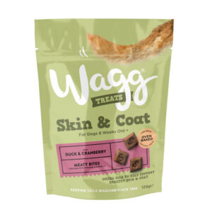 Wagg Skin & Coat Duck & Cranberry Dog Treats 125g x 7 SAVER PACK