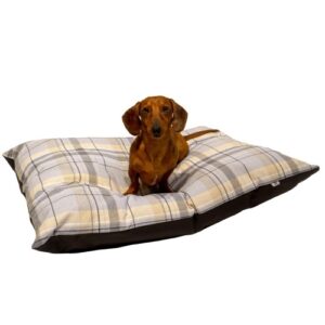 Danish Design Allsorts Check Sky Duvet Dog Bed Large