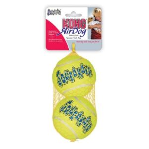 KONG Air Squeaker Tennis Ball Dog Toy Large 2 pack