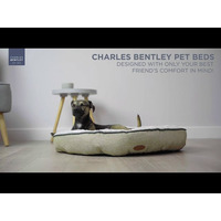 Small Linen Soft Pet Bed Taupe