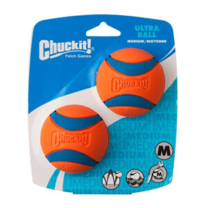 Chuckit Ultra Ball Toy for Dogs Medium 2 Pack