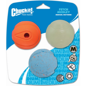Chuckit Fetch Medley Dog Ball Toy 6.5cm