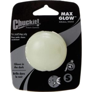 Chuckit Max Glow Balls Toy for Dogs Small Single