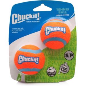 Chuckit Tennis Ball Dog Toy Small 2 Pack