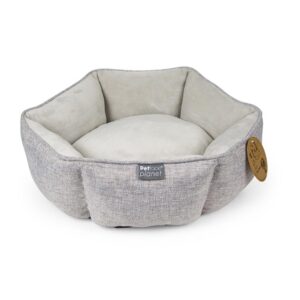 Petface Planet Eco Friendly Dog Bed - Grey - Recycled Polyester