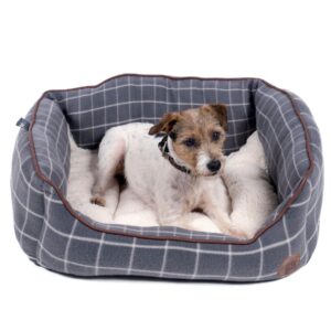 Petface Window Pane Dog Bed - Size: M