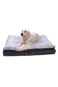 Ultimate Luxury Memory Foam Pet Bed - Size: XL - Grey - Polyester